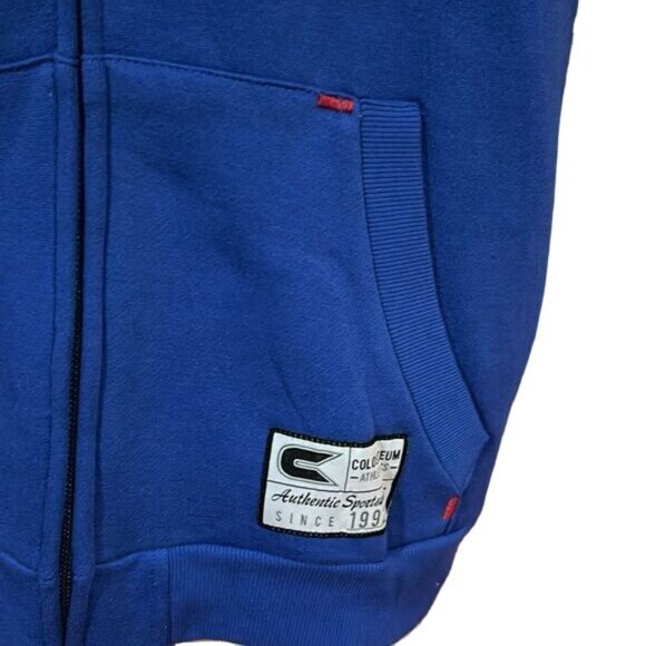 NCAA Kansas Jayhawks zip sweatshirt hoodie jacket men’s large New - Picture 4 of 9